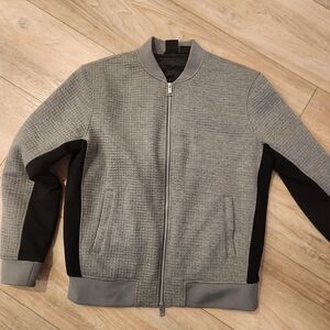 Armani Exchange Gray and Black Jacket